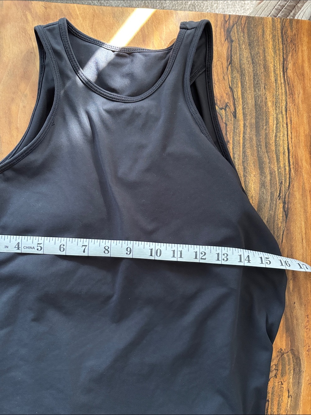 Basic Black Racerback Tank Top - Picture 6 of 6